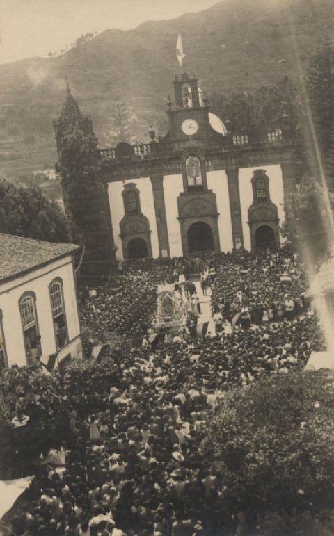 TEROR. PROCESIÓN DE LA VIRGEN DESDE LO ALTO