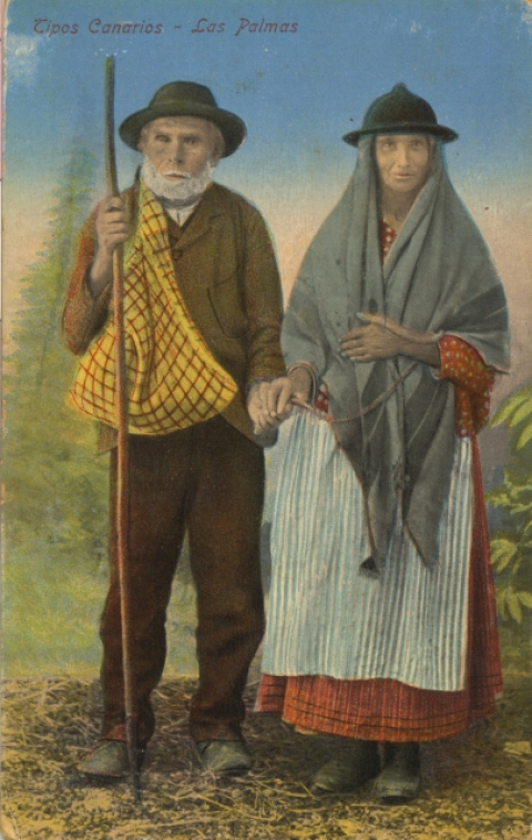 CAMPESINOS CANARIOS DE LA ALDEA
