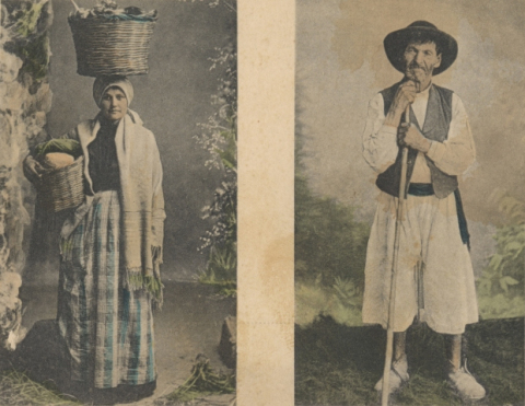 TIPOS POPULARES, VESTIMENTA CAMPESINA