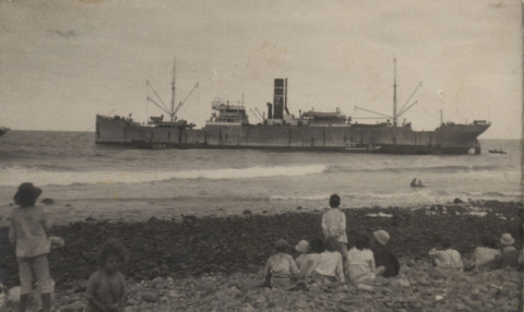 EL ZULEIKA ENCALLADO EN LA CALETA DE SAN AGUSTÍN