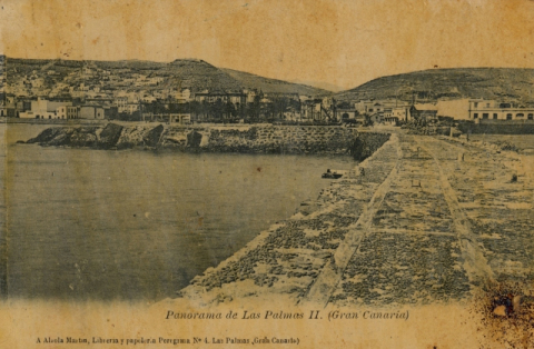 LAS PALMAS DESDE LA PUNTA DEL MUELLE