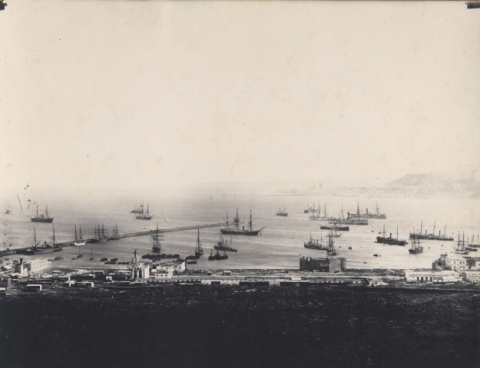PANORÁMICA DEL PUERTO DE LA LUZ DESDE LA ISLETA