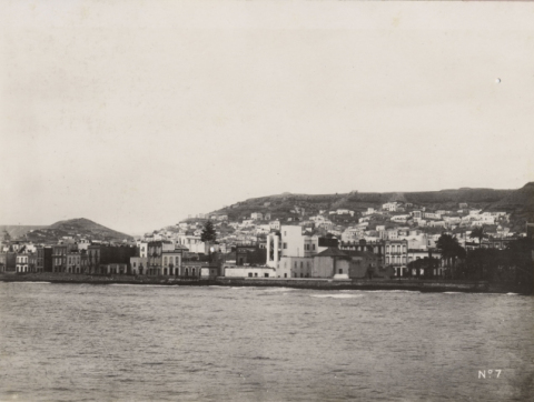 PARQUE SAN TELMO Y CALLE LA MARINA DESDE EL MAR