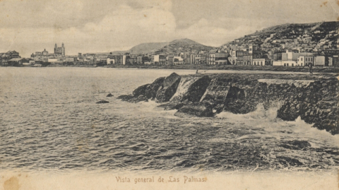 VEGUETA  Y TRIANA DESDE EL MUELLE SAN TELMO