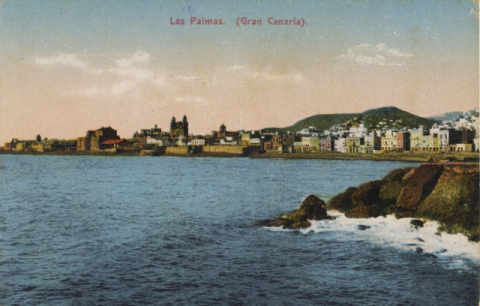 VEGUETA Y TRIANA DESDE EL MUELLE SAN TELMO