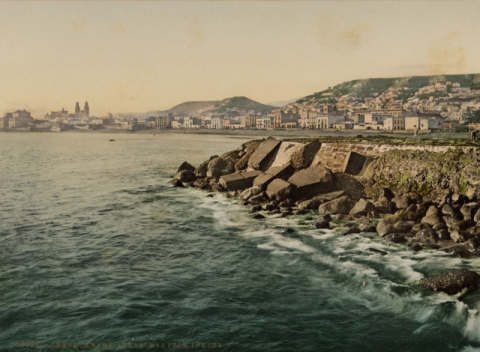 LAS PALMAS DESDE EL MARTILLO DEL MUELLE DE SAN TELMO