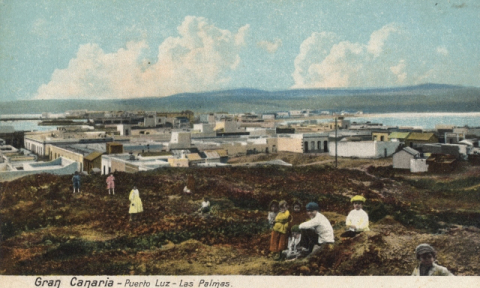 BARRIO DE LA ISLETA DESDE EL CEMENTERIO DE LOS CANARIOS
